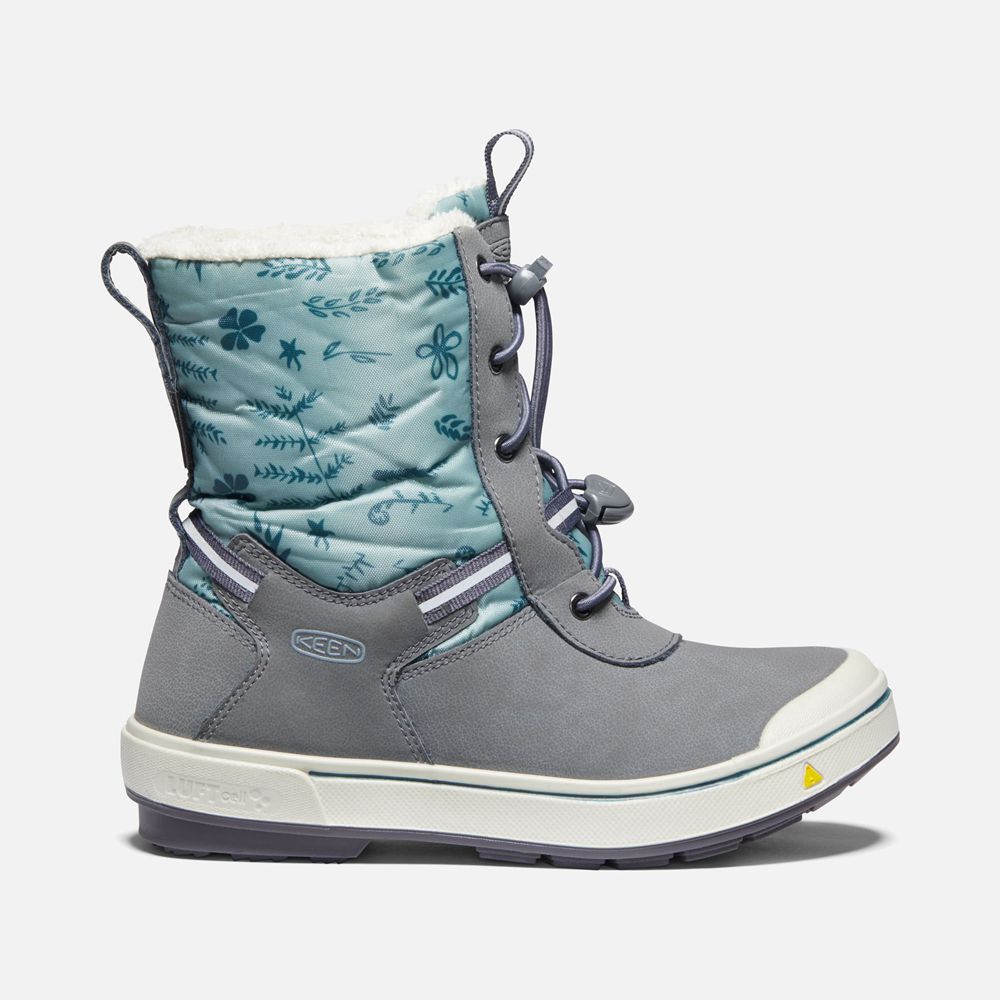 Keen Kar Botu Çocuk Gri/Mavi - Kelsa Waterproof - Türkiye SATI02896